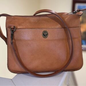 Thick Leather Crossbody Bag